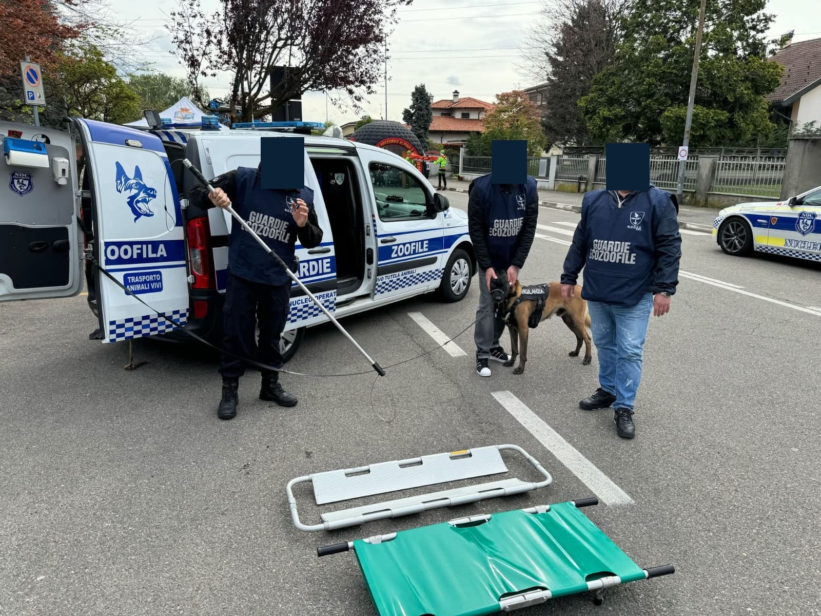 Archivio N.O.G.E.Z. — mezzi e dotazioni; volti e targhe oscurati ove presenti