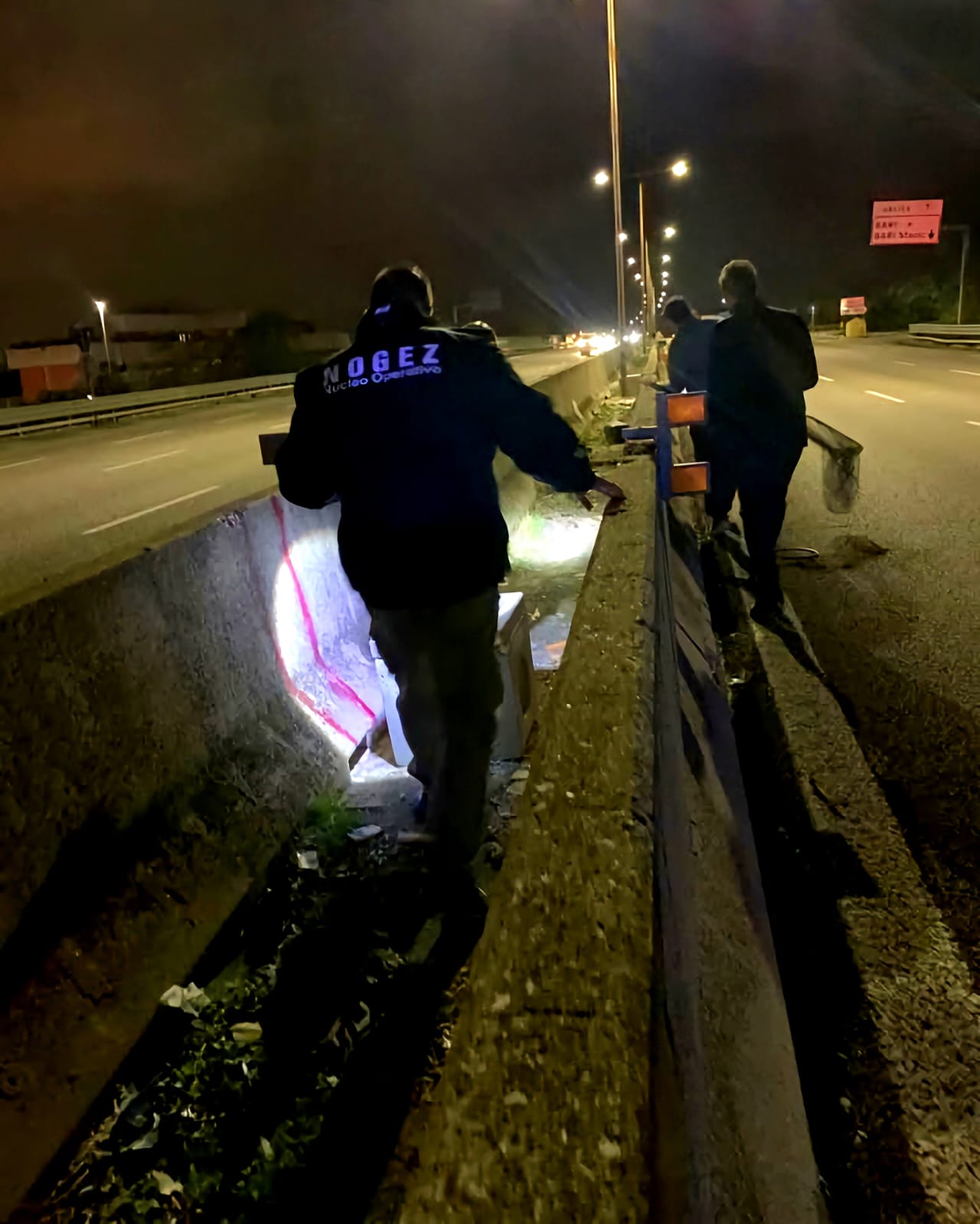 Operatori durante un servizio serale